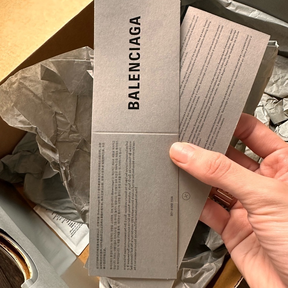 Balenciaga Taupe Sock Sneakers - Picture 4 of 7